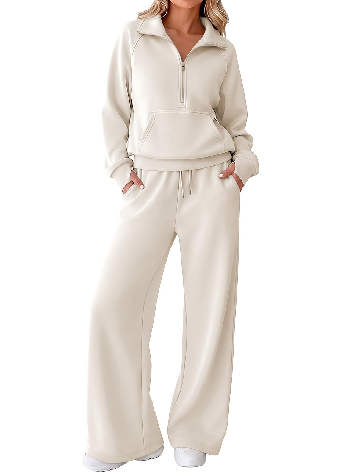EFAN Women Sweatsuits 2 Piece Set Modal Blend Lounge Wear Fall Outfits
