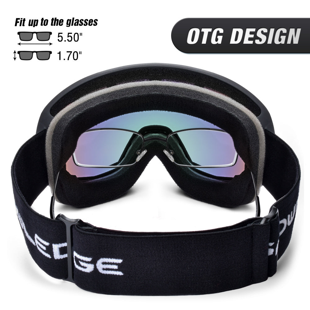 New double-layer anti-fog ski goggles, mountaineering ski goggles