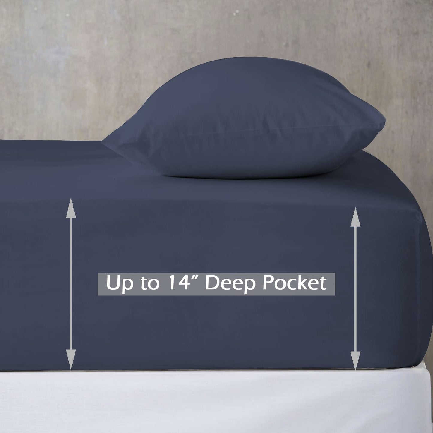 COMFII HOME Luxury 4-Piece Bedsheet Set