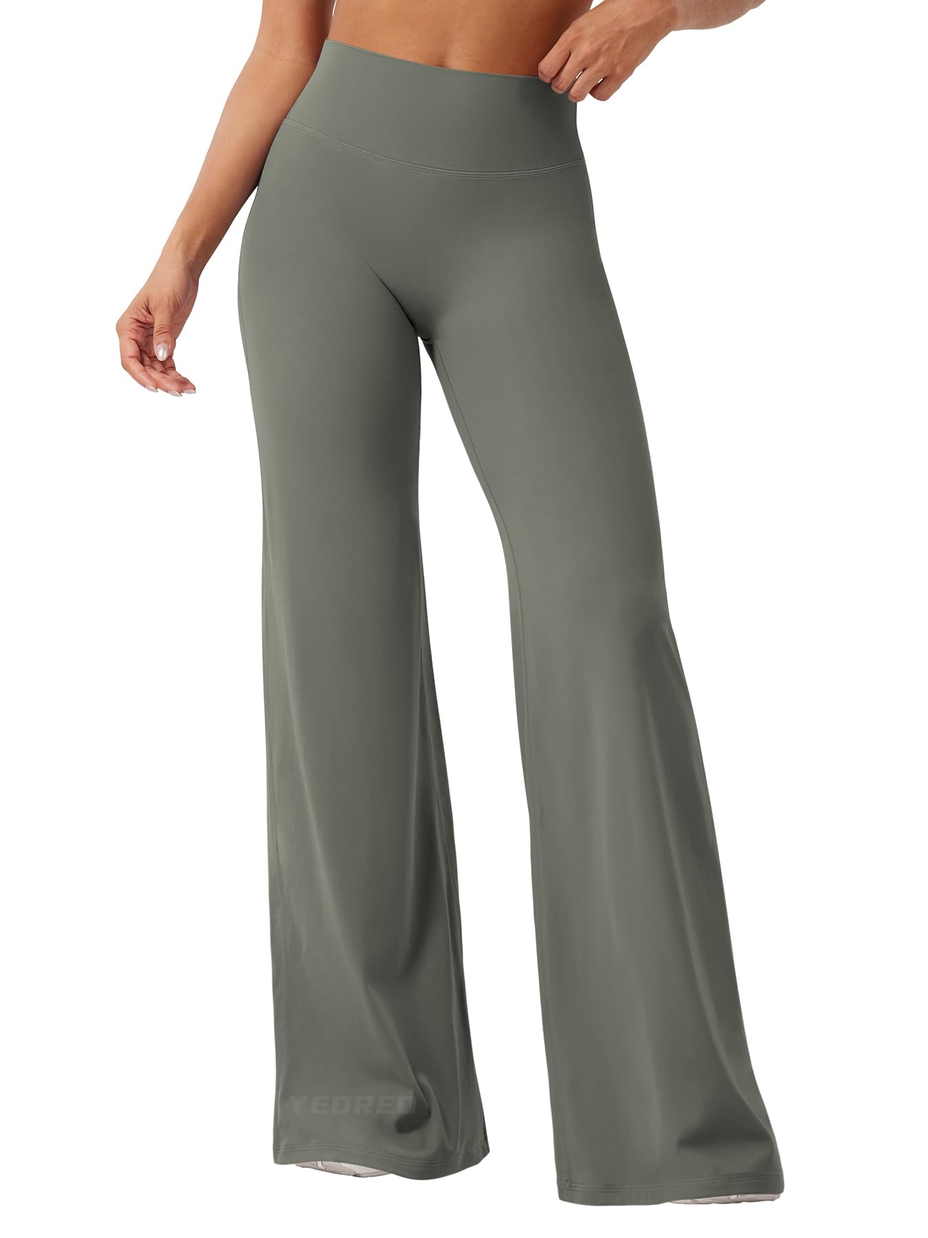 YEOREO Workout Leggings Womens No Front Seam Straight Leggings 29"/ 31.5"/ 33"/ 35" High Waist Buttery Eddiy Gym Yoga Pants