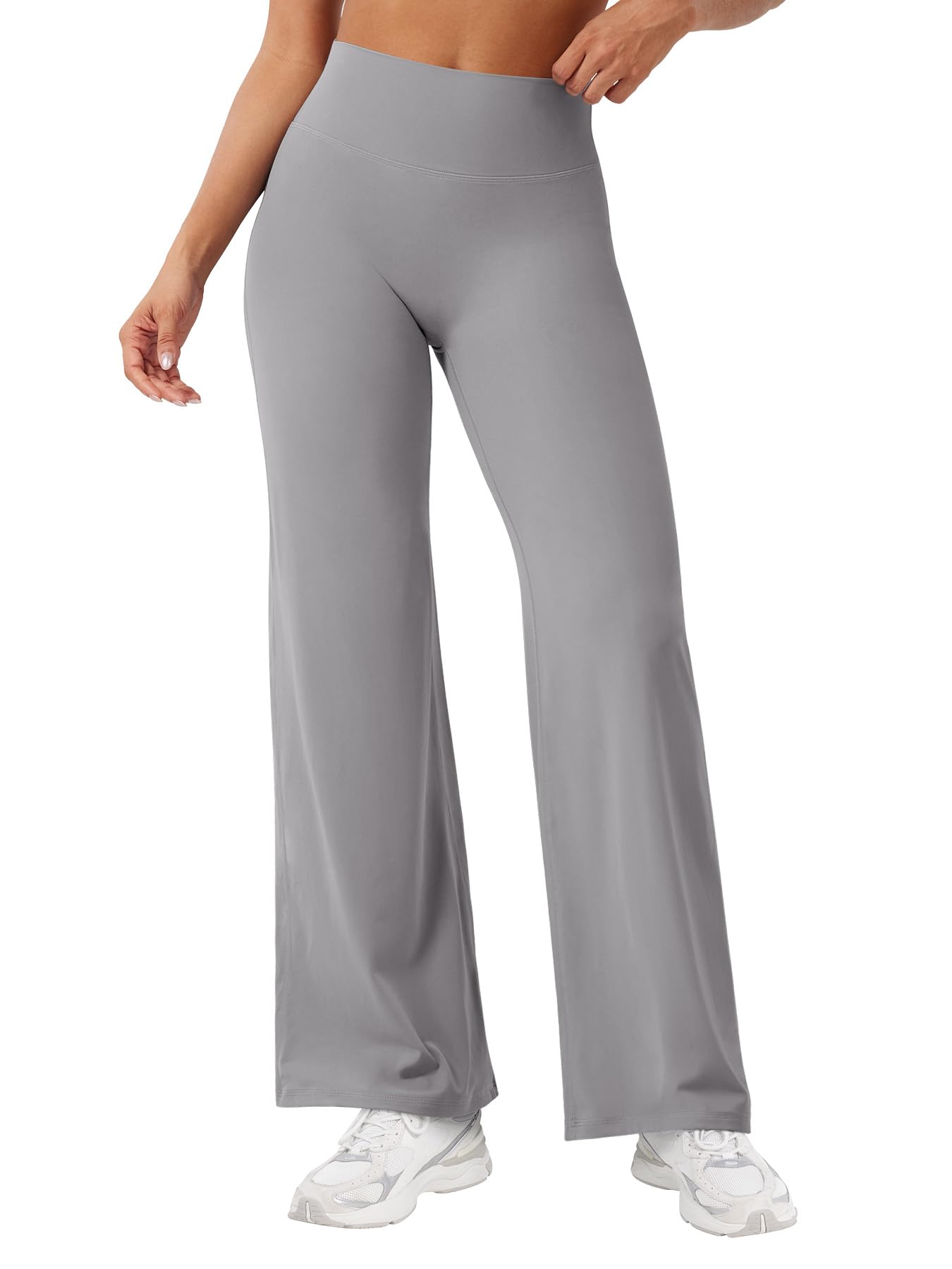 YEOREO Workout Leggings Womens No Front Seam Straight Leggings 29"/ 31.5"/ 33"/ 35" High Waist Buttery Eddiy Gym Yoga Pants