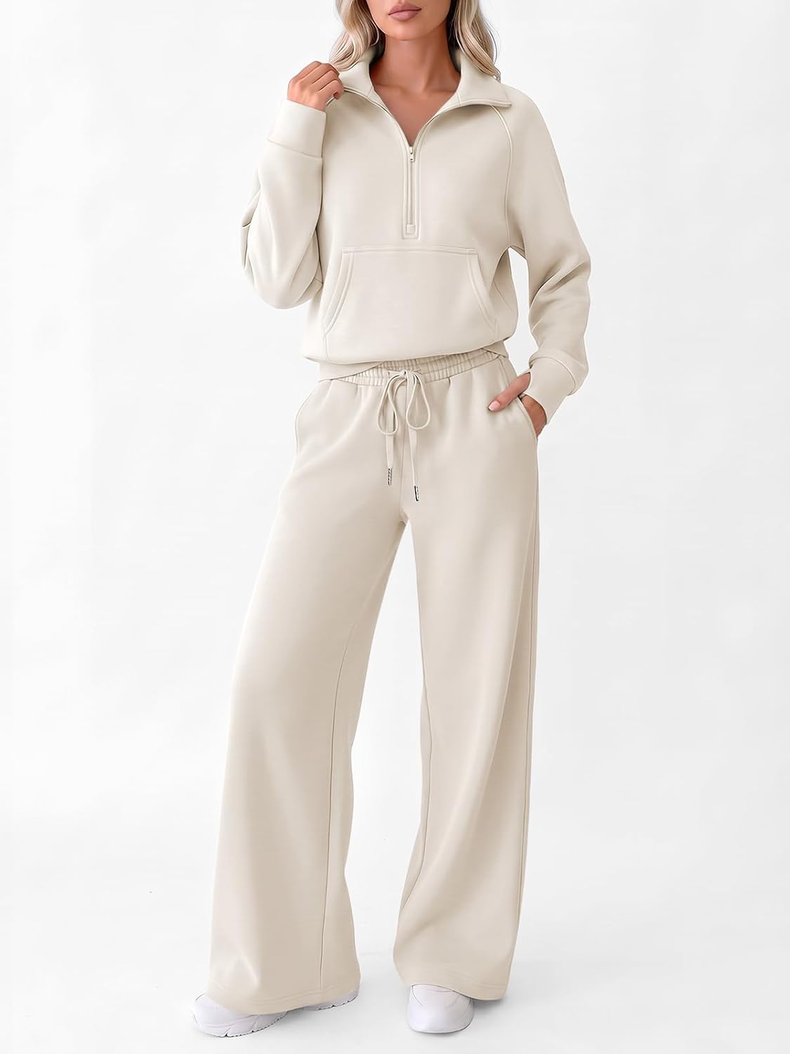 EFAN Women Sweatsuits 2 Piece Set Modal Blend Lounge Wear Fall Outfits