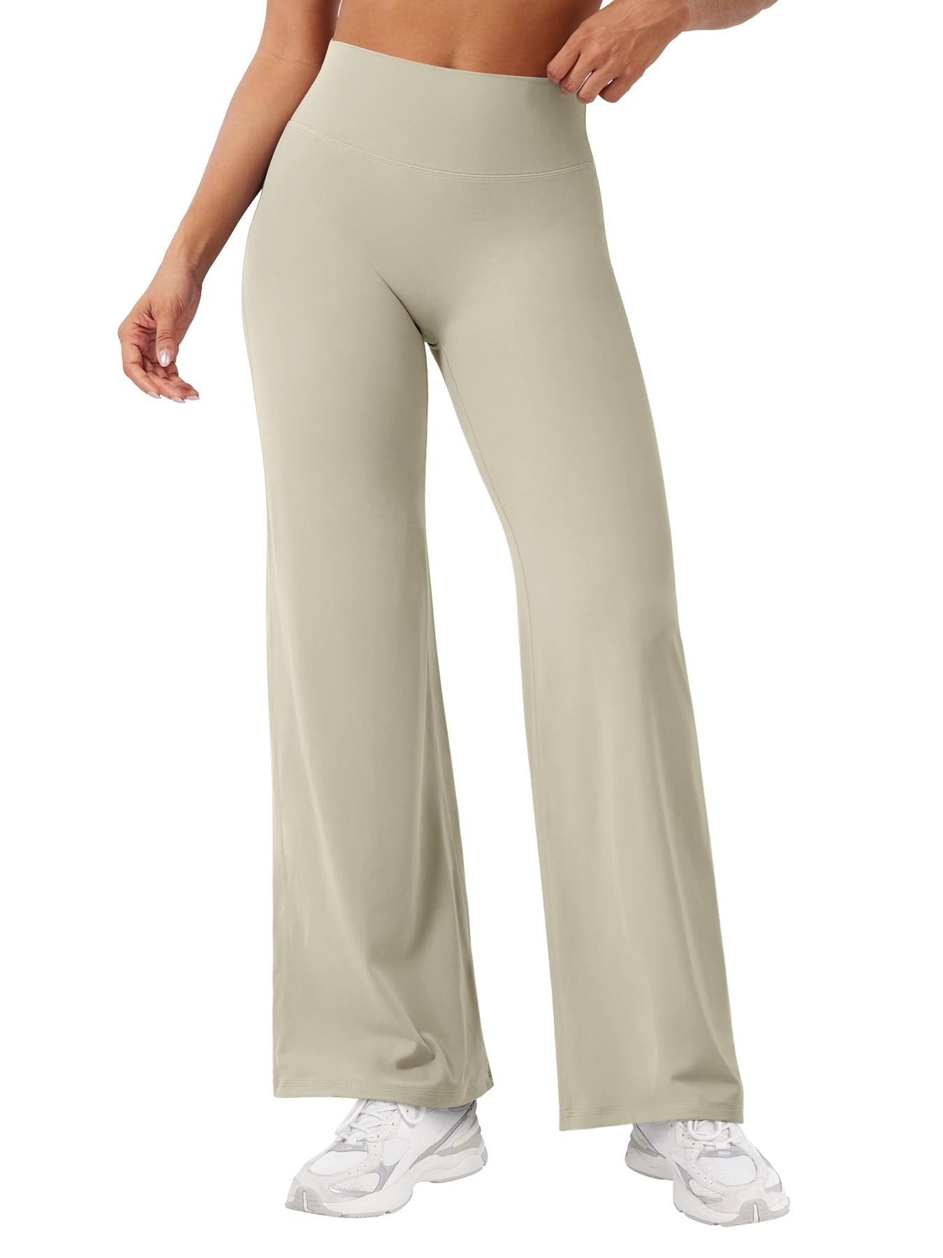 YEOREO Workout Leggings Womens No Front Seam Straight Leggings 29"/ 31.5"/ 33"/ 35" High Waist Buttery Eddiy Gym Yoga Pants