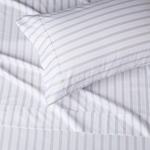 AmazonBasics Light-Weight Microfiber Sheet Set - Full, Black