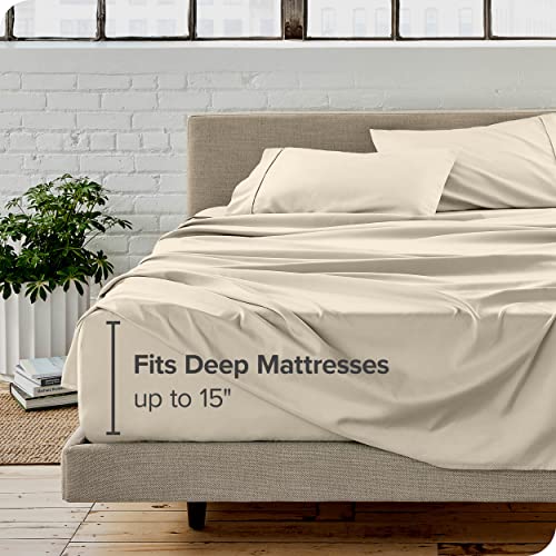 Bare Home Full Sheet Set - 1800 Ultra-Soft Microfiber Full Bed Sheets -
