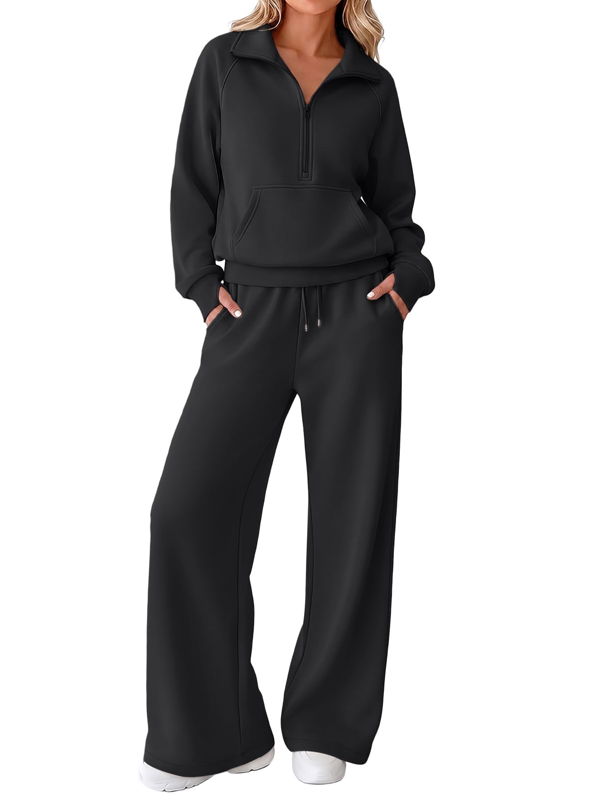 EFAN Women Sweatsuits 2 Piece Set Modal Blend Lounge Wear Fall Outfits