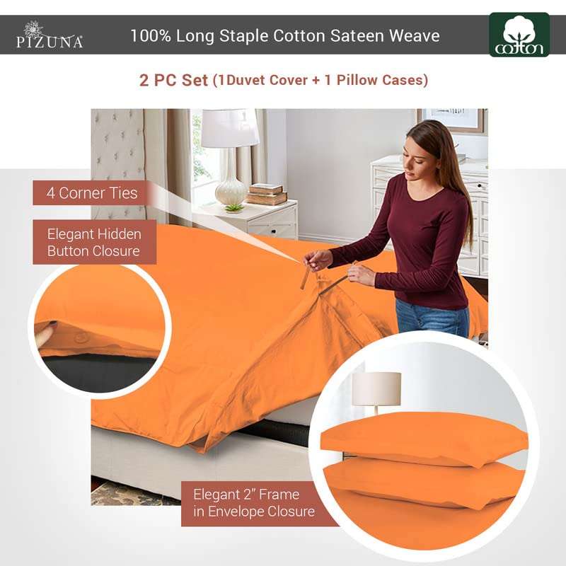 Pizuna 400 Thread Count Cotton Full-Size-Bed-Sheets-Set,