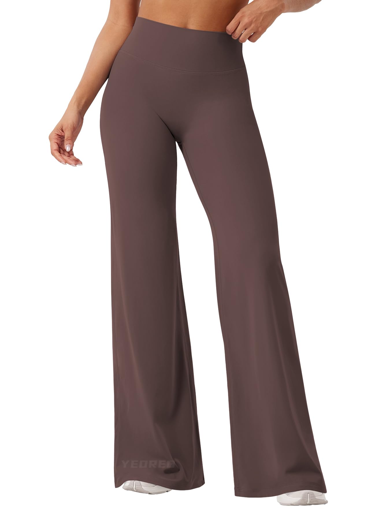 YEOREO Workout Leggings Womens No Front Seam Straight Leggings 29"/ 31.5"/ 33"/ 35" High Waist Buttery Eddiy Gym Yoga Pants