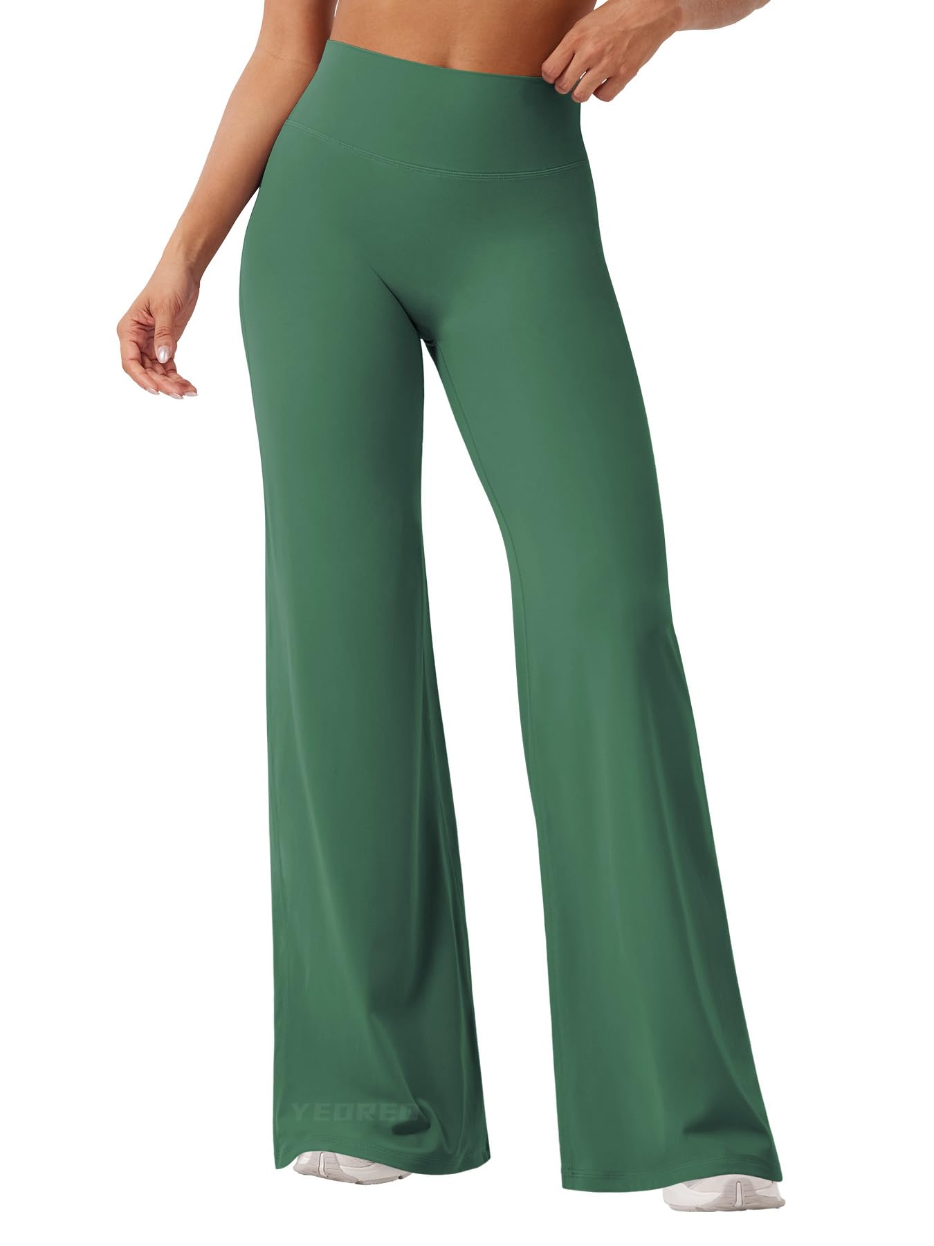 YEOREO Workout Leggings Womens No Front Seam Straight Leggings 29"/ 31.5"/ 33"/ 35" High Waist Buttery Eddiy Gym Yoga Pants