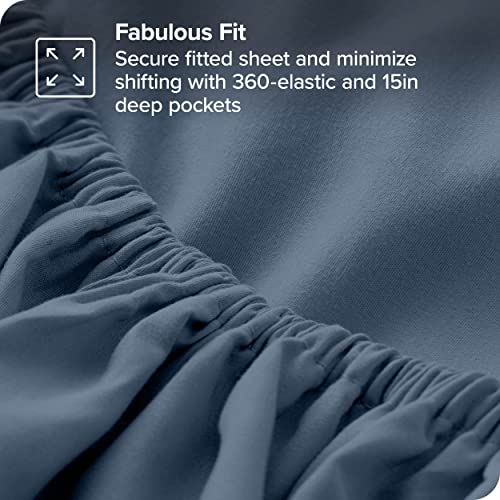 Bare Home Full Sheet Set - 1800 Ultra-Soft Microfiber Full Bed Sheets -