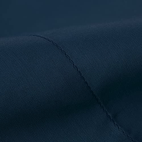 Welhome Soft Finish 100% Cotton Percale Sheet | 4 Piece Set | Full Size | White |