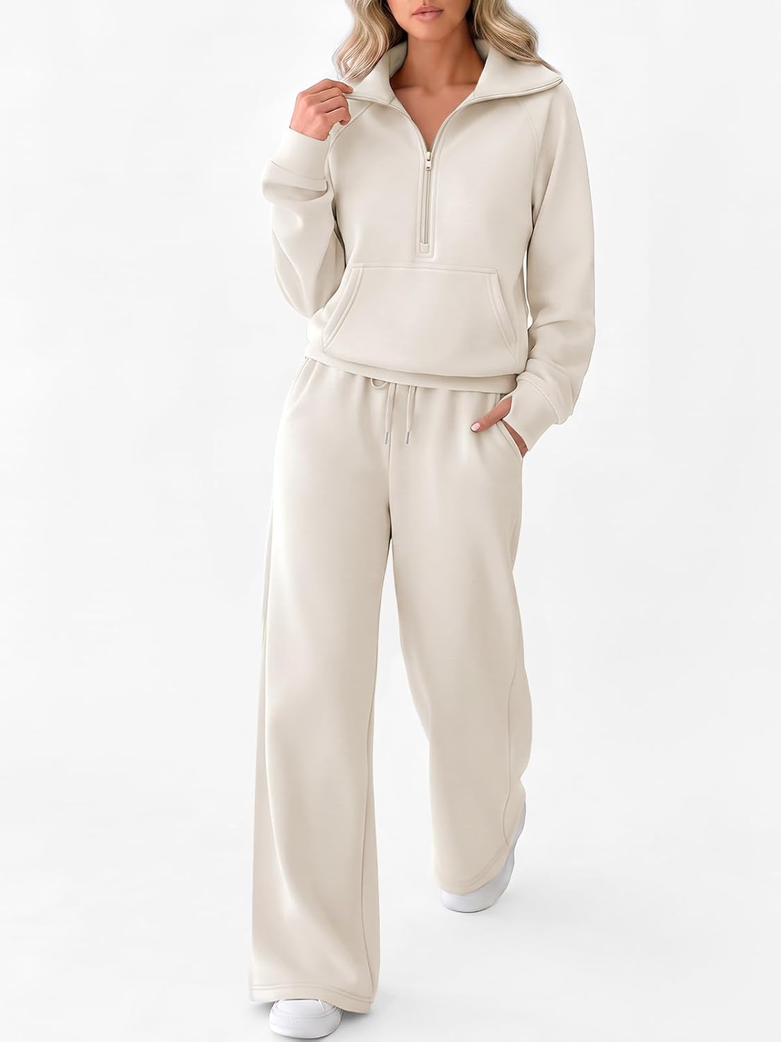 EFAN Women Sweatsuits 2 Piece Set Modal Blend Lounge Wear Fall Outfits