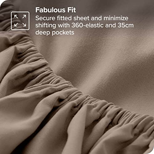 Bare Home Full Sheet Set - 1800 Ultra-Soft Microfiber Full Bed Sheets -