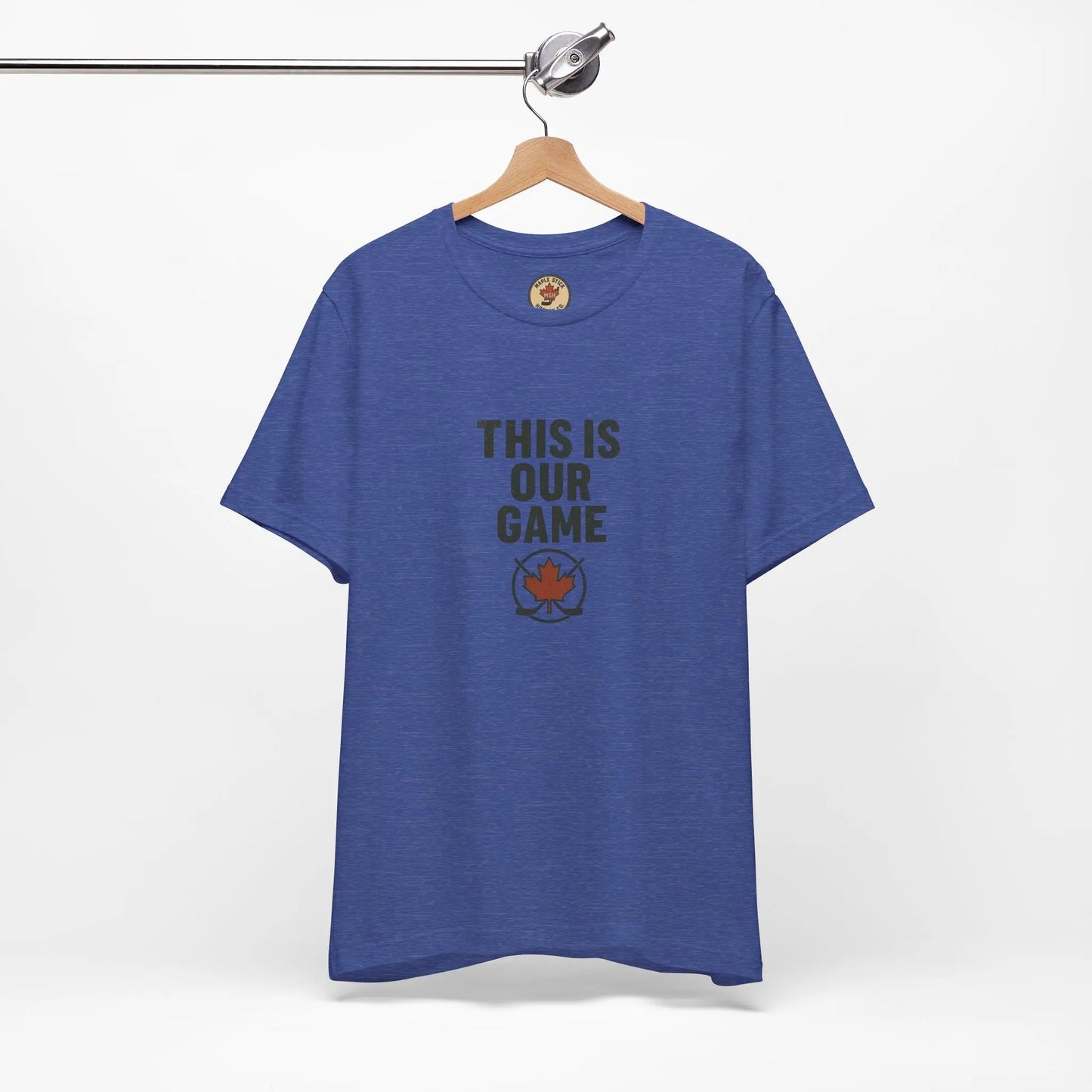 Maple Stick Hockey Fan Tee – Game Day Spirit