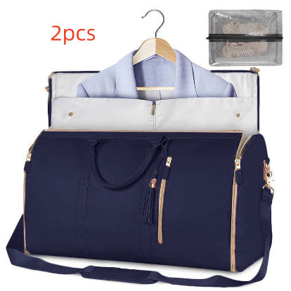 Large Capacity Travel Duffle Bag Women's Handbag Folding Suit