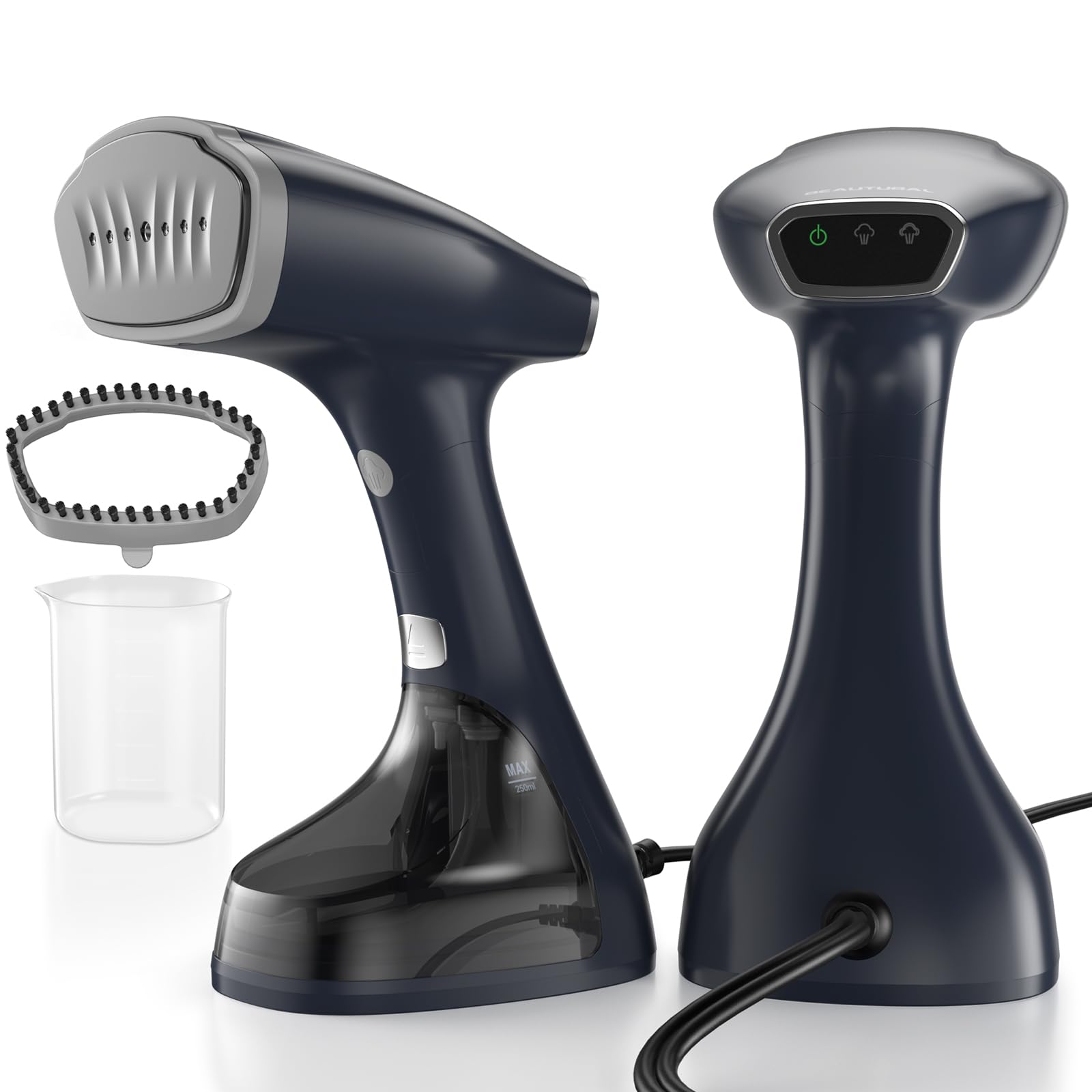 BEAUTURAL 1200-Watt Handheld Steamer for Clothes, 30-Second Heat-up, 8.79-Ounce Water Tank, Aqua