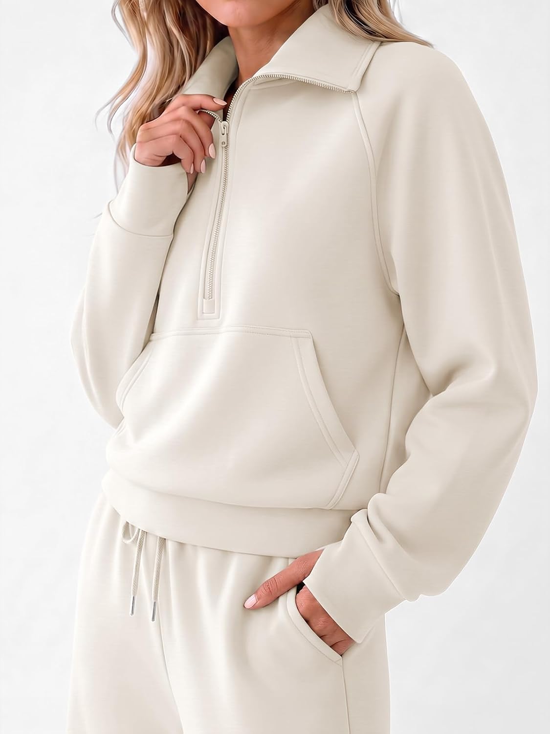 EFAN Women Sweatsuits 2 Piece Set Modal Blend Lounge Wear Fall Outfits