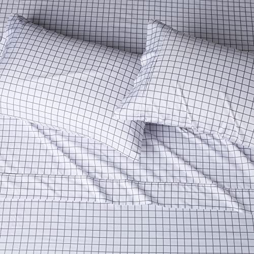 AmazonBasics Light-Weight Microfiber Sheet Set - Full, Black