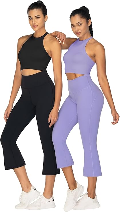 Sunzel Butterflycra High Waist Mini Flared Leggings for Women