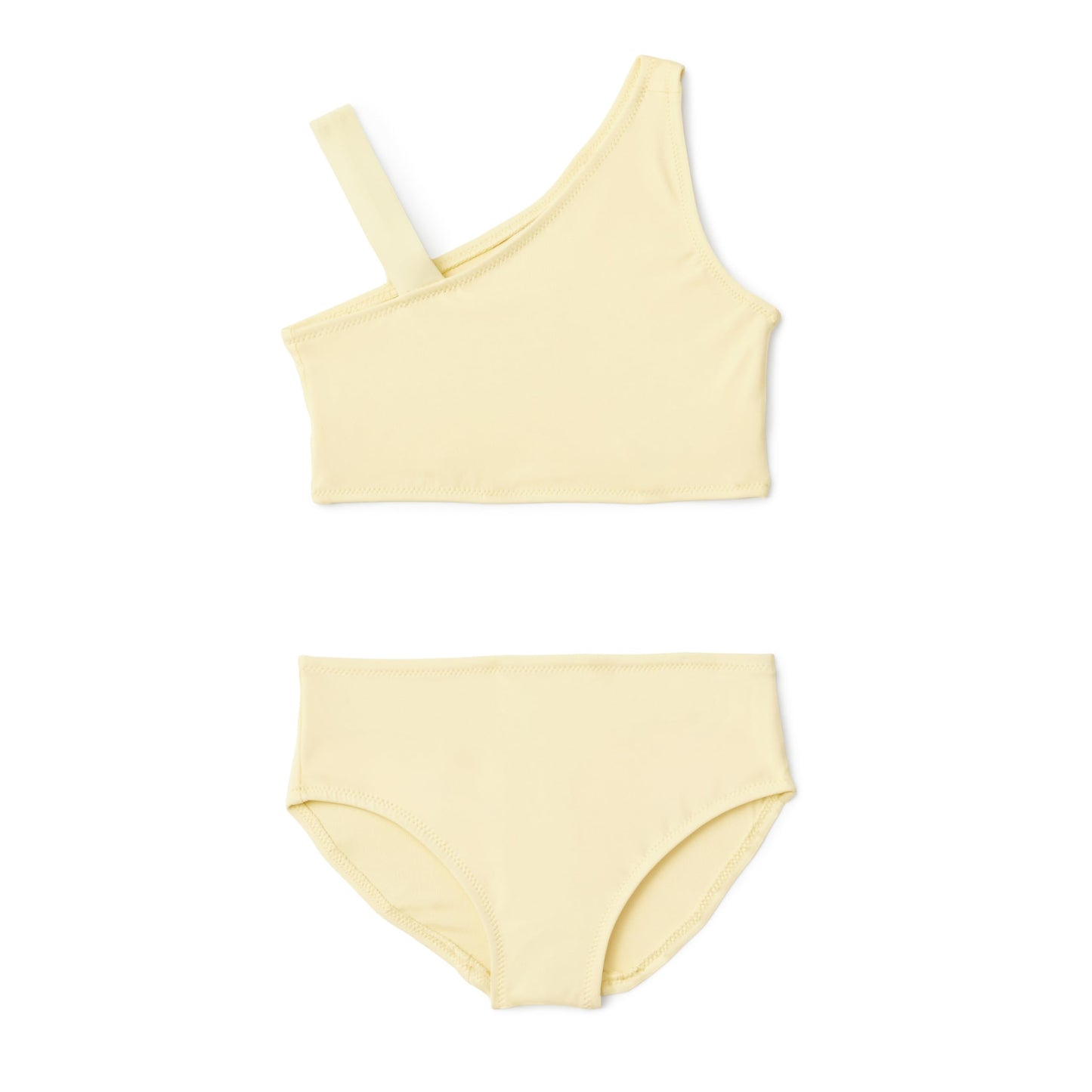 Amazon Essentials Girls' One Shoulder Two-Piece Bikini Swim Set