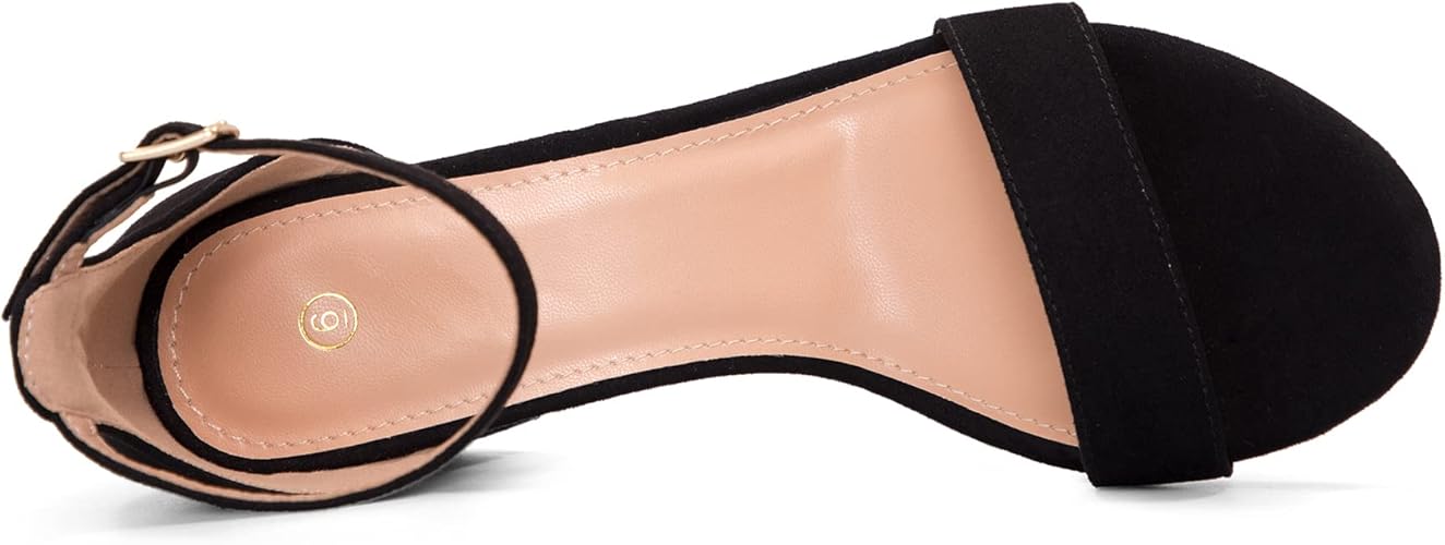 mysoft Women's Chunky Low Heels