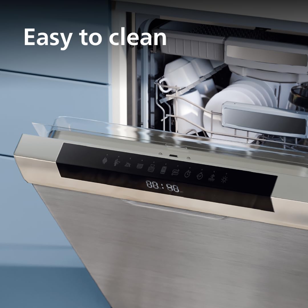 Philips 7000 Series Pasta Maker - ProExtrude Technology, Versatile Mixing Ability, 8 Shaping Discs, Perfect Dough, Easy Clean, Up to 8 Portions, White (HR2660/03)