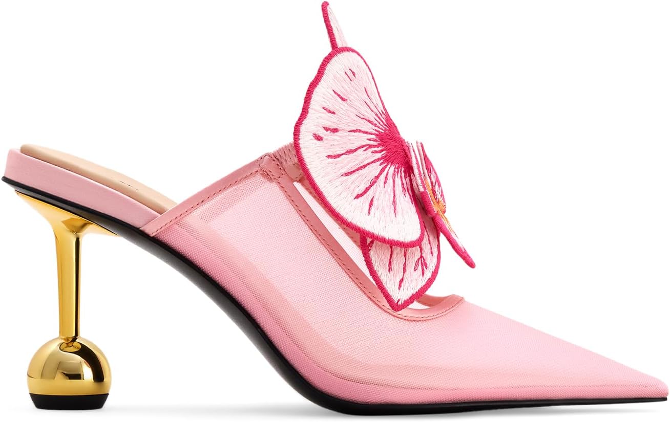 JW PEI Women's Sofia Orchid Sphere Heel Mules
