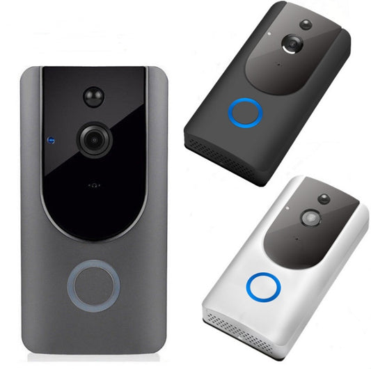 Smart WiFi Video Doorbell Camera Visual Intercom With Chime Night Vision