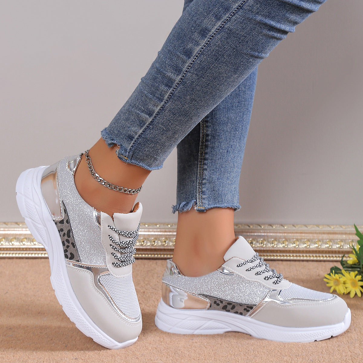 Women's Lace Up Sneakers