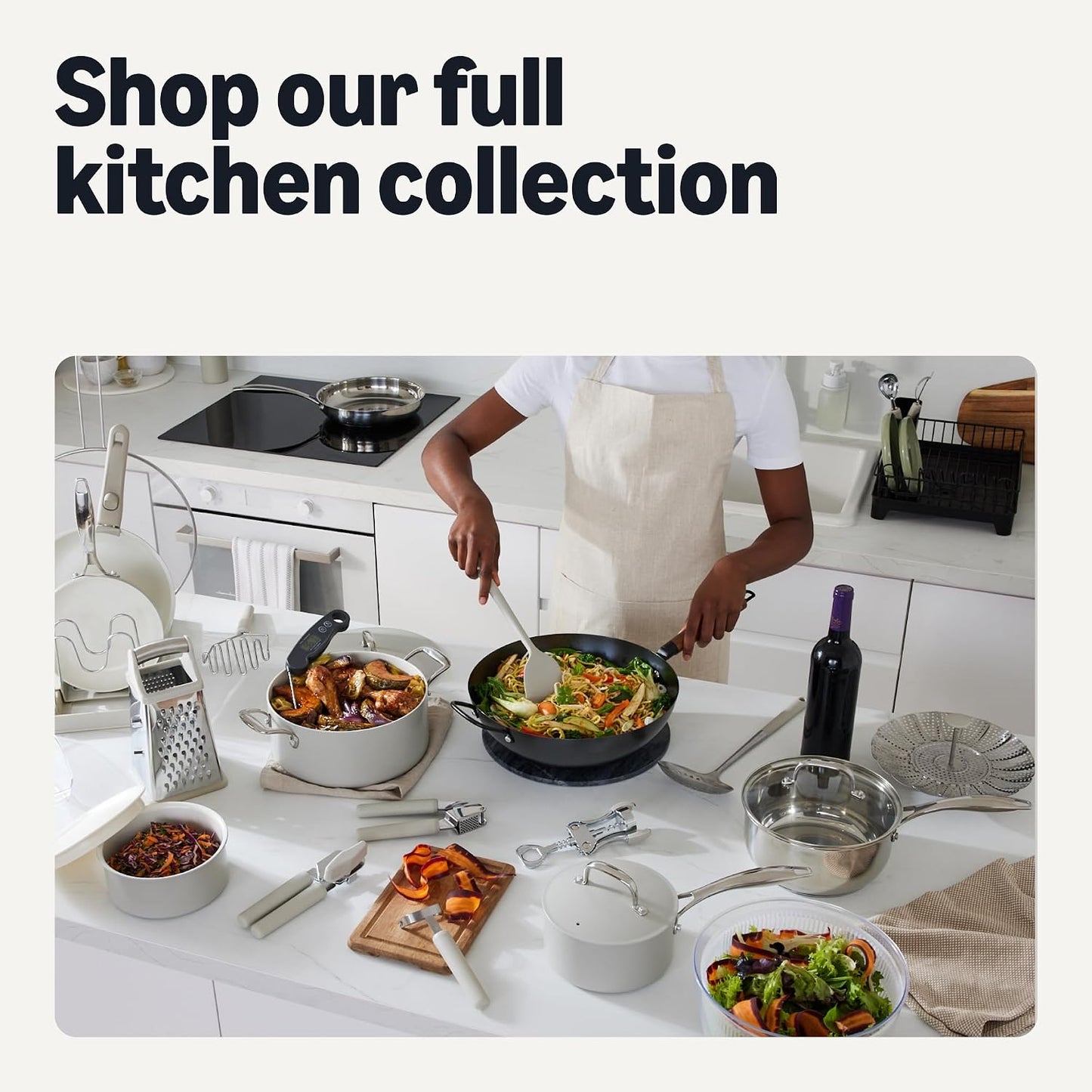 Amazon Basics Stainless Steel Cookware Set, 5-Piece, All Cooktop Friendly, Dishwasher-Safe, Induction Compatible