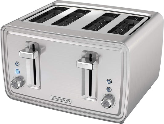 BLACK+DECKER 4-Slice Toaster with Dual Shade Controls