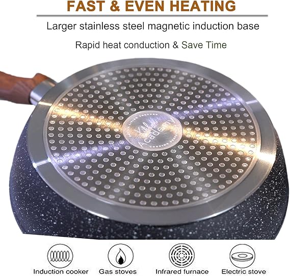 Kitchen Academy Pots and Pans Set Non Stick