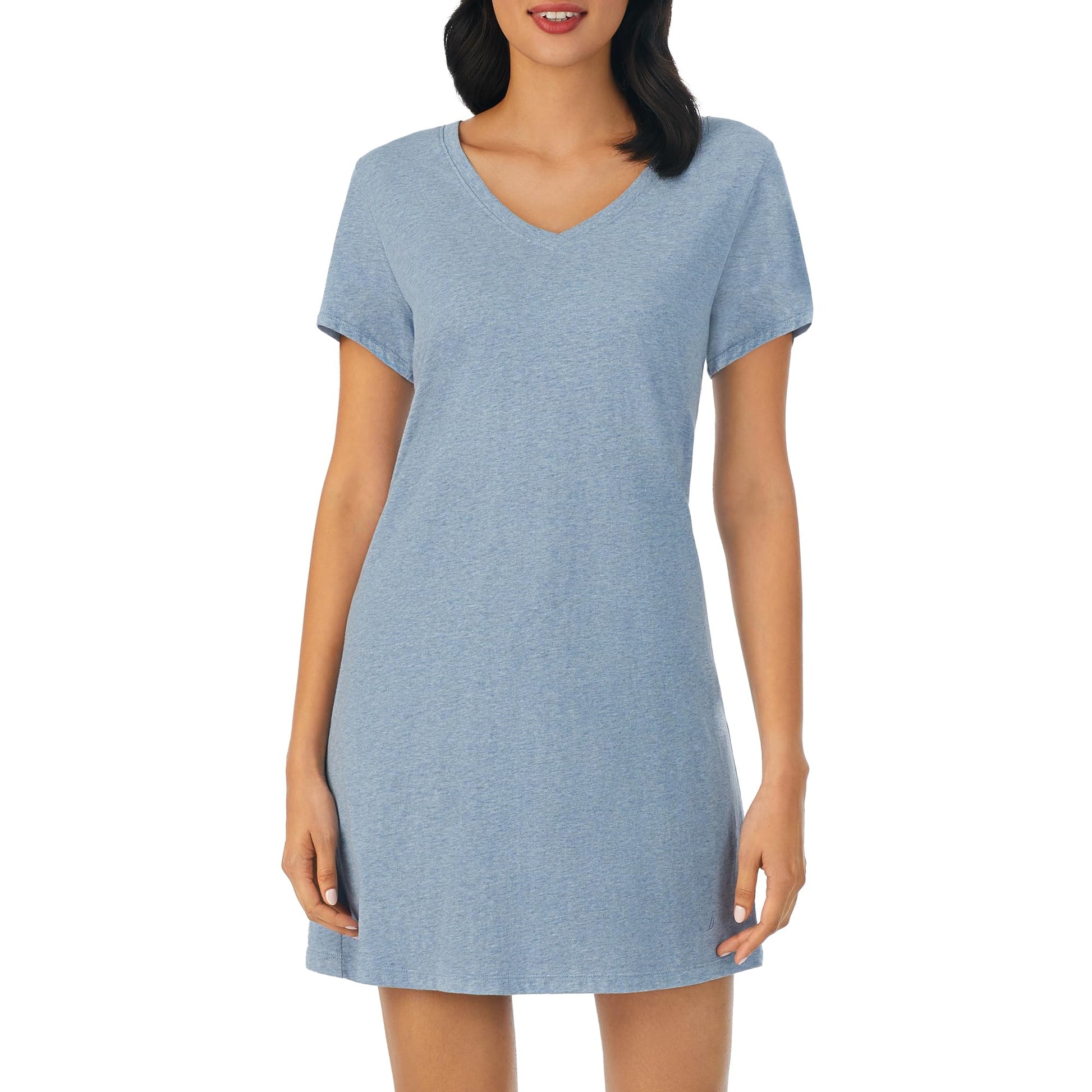 Nautica 100% Cotton Pajama Tshirt Dress Night Shirt Nightgowns for Women
