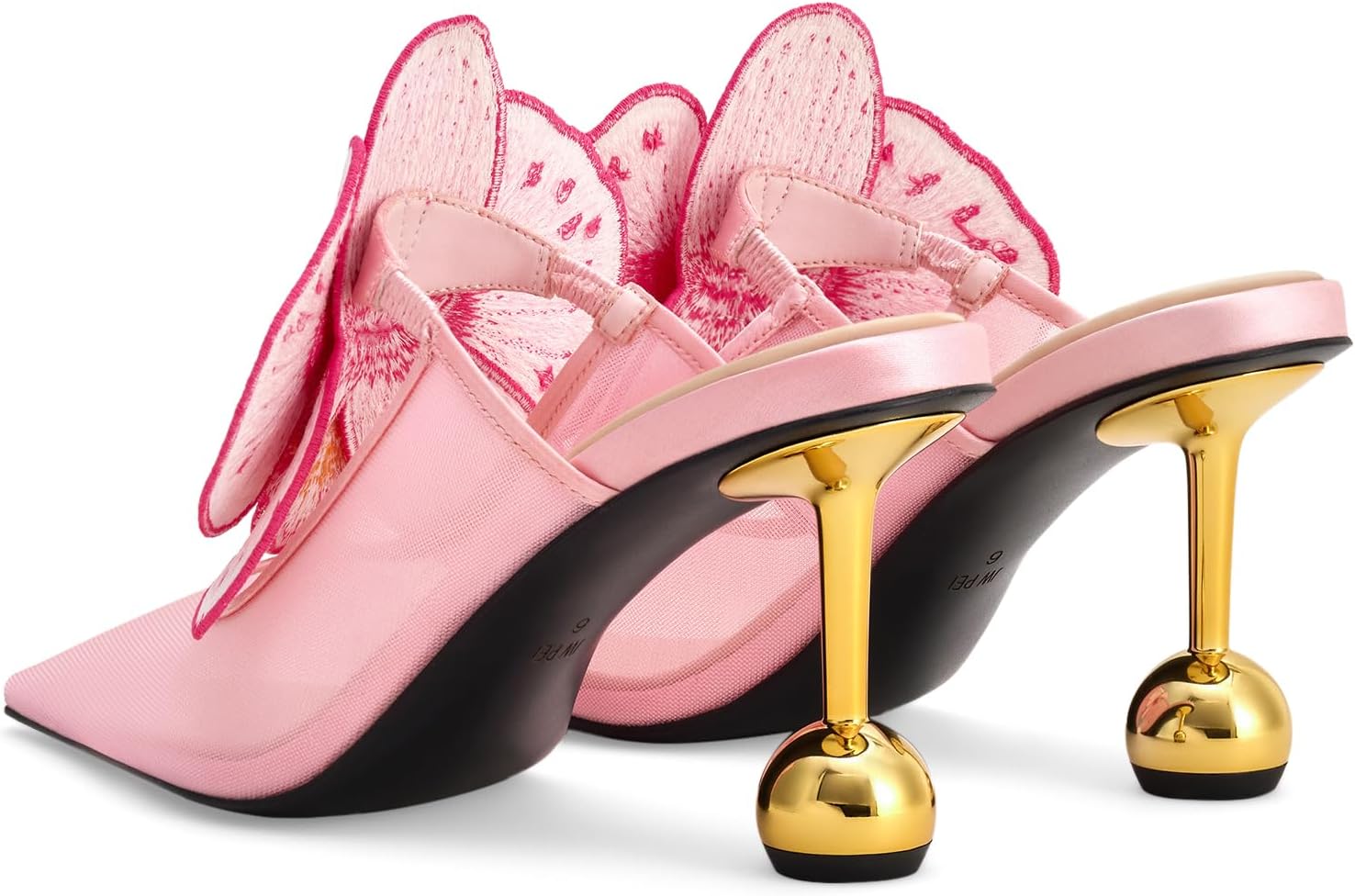 JW PEI Women's Sofia Orchid Sphere Heel Mules