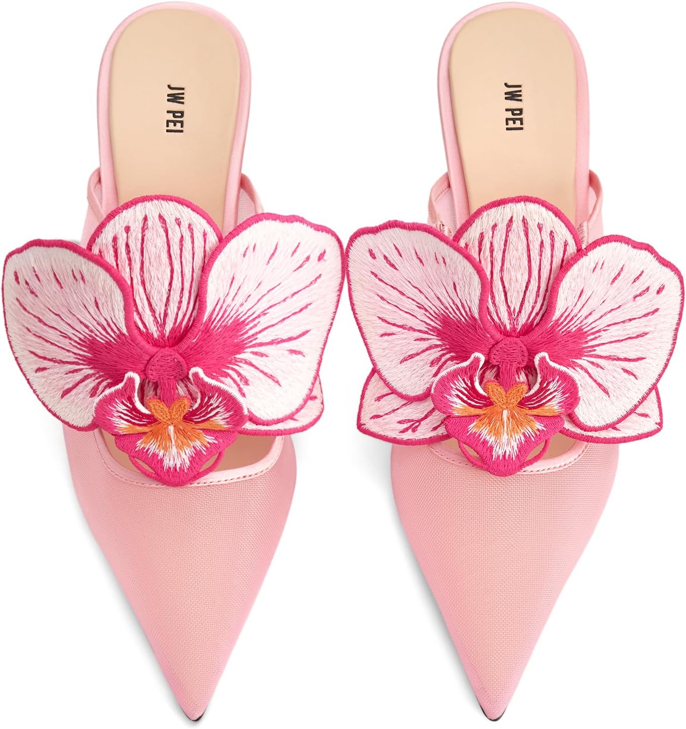 JW PEI Women's Sofia Orchid Sphere Heel Mules