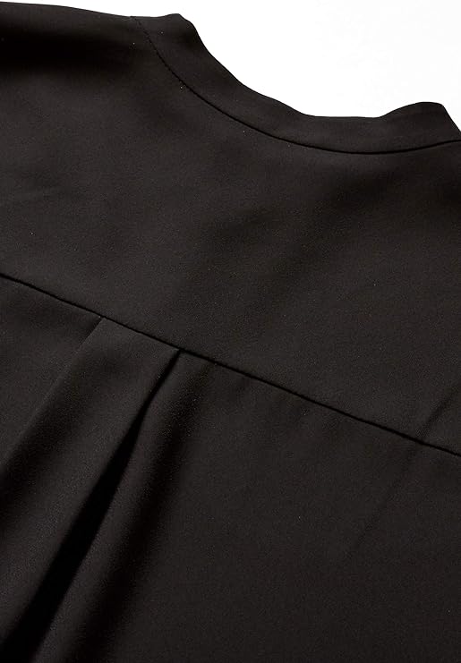 Anne Klein Women's Pop-Over Blouse with Covered Placket and Side Slits