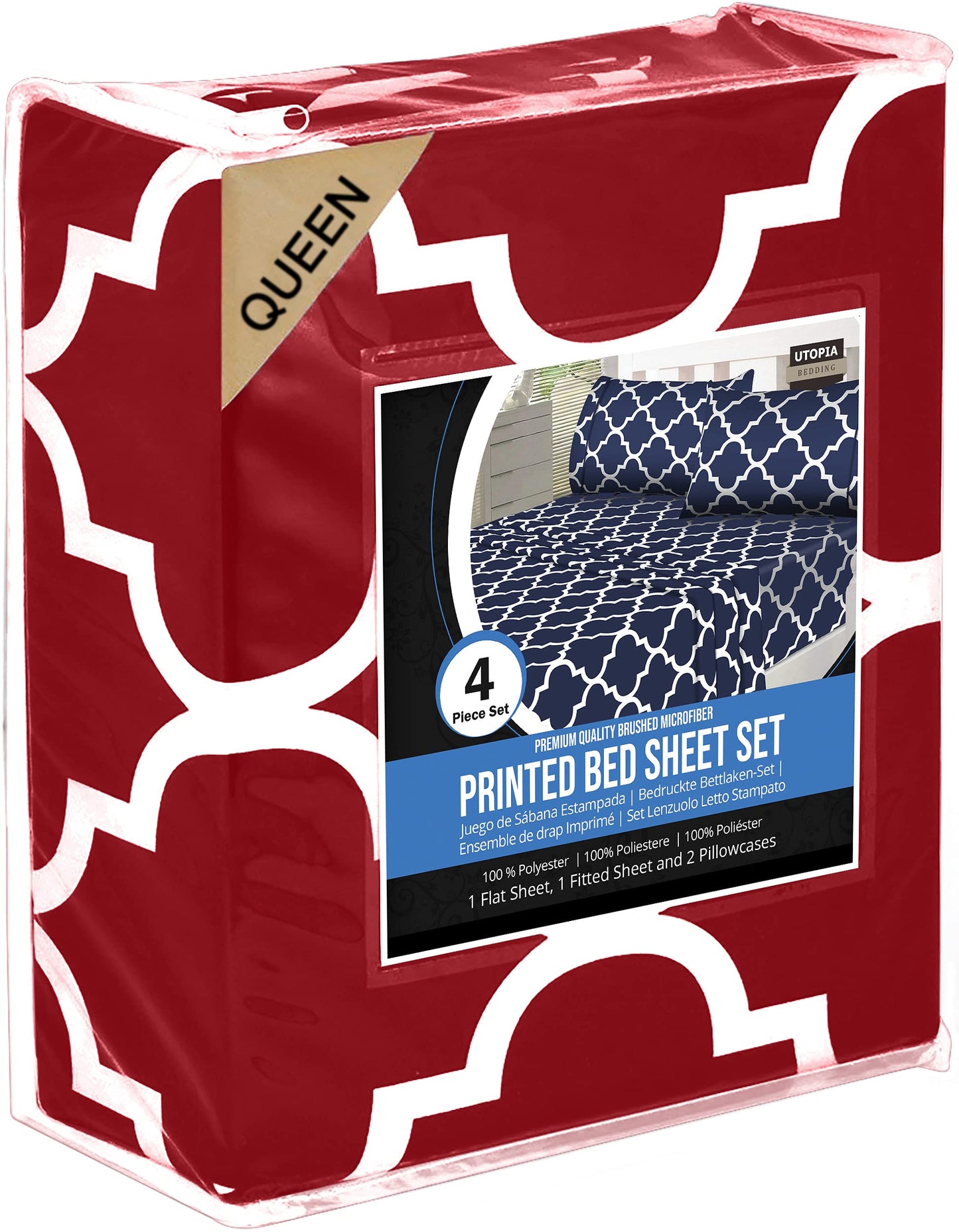 Utopia Bedding Bed Sheet Set - 4 Piece Full Bedding