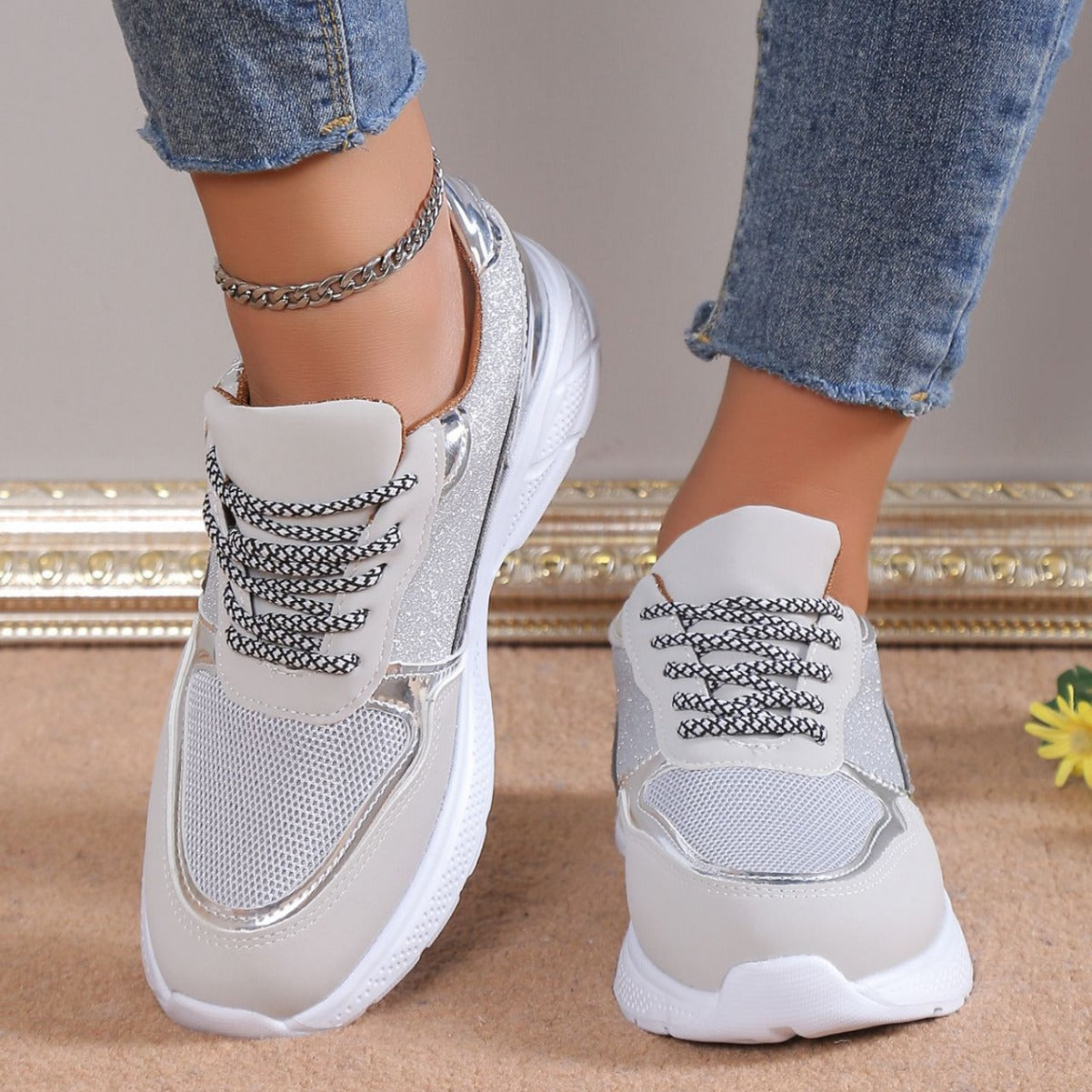 Women's Lace Up Sneakers