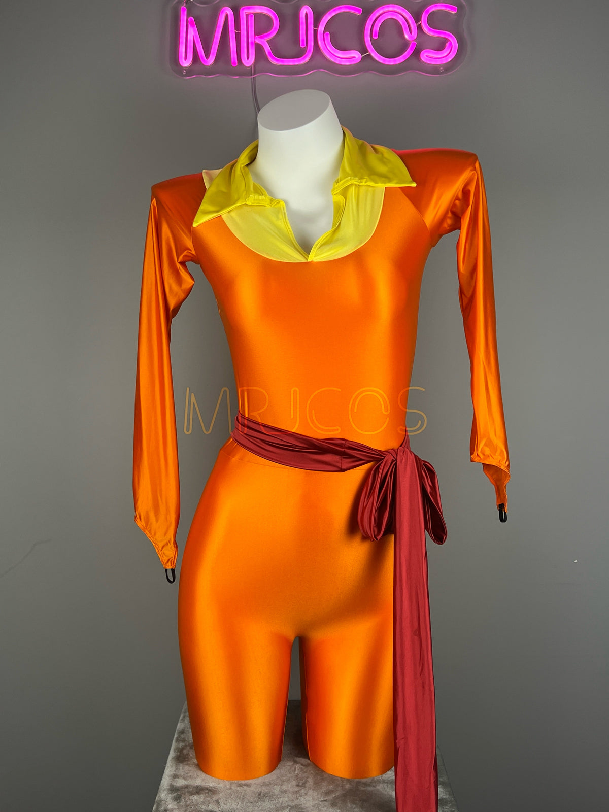 Anime Cat's Eye Cosplay Costume Spandex Full Bodysuit Jumpsuit
