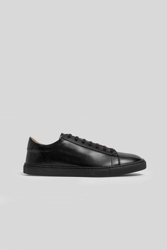 Black Calfskin Città Sneaker