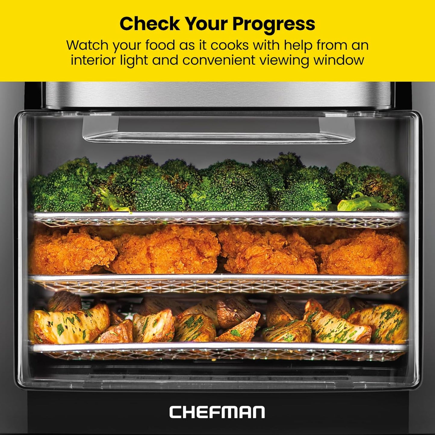 CHEFMAN Multifunctional Digital Air Fryer+ Rotisserie, Dehydrator, Convection Oven