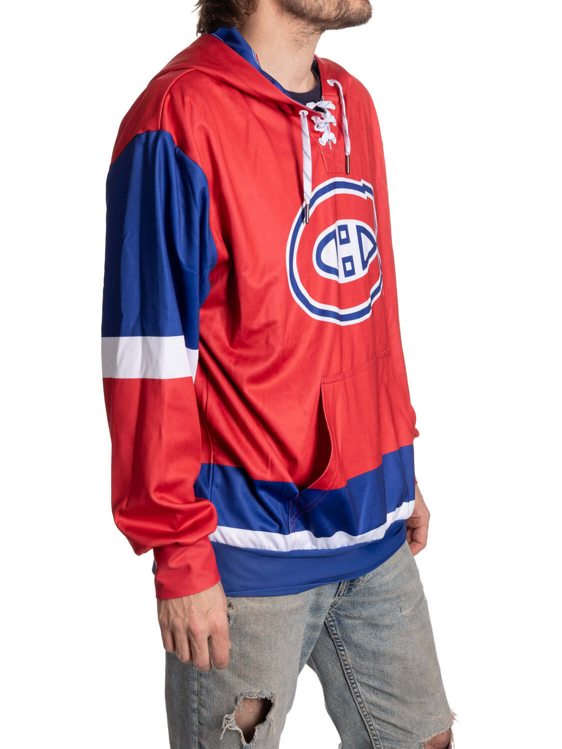 Montreal Canadiens Hockey Lace Hoodie