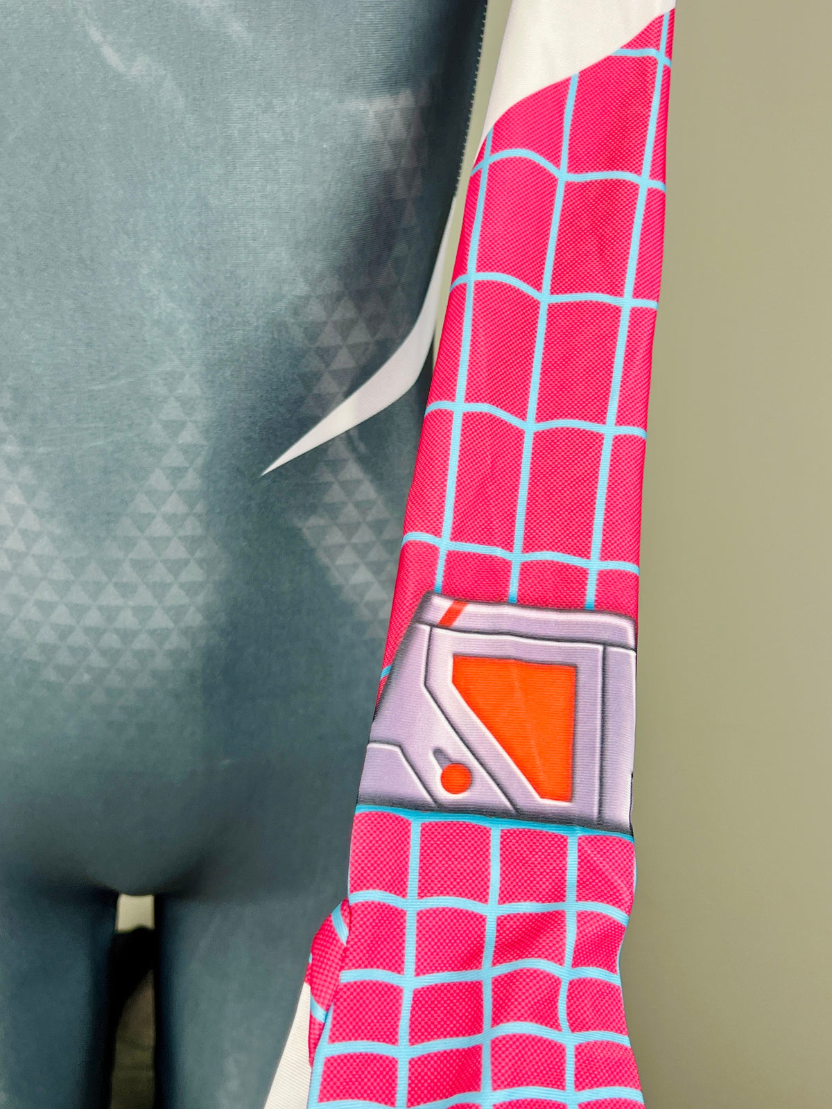 Super Hero Spider Gwen Cosplay Full Bodysuit Halloween Costume Zentai