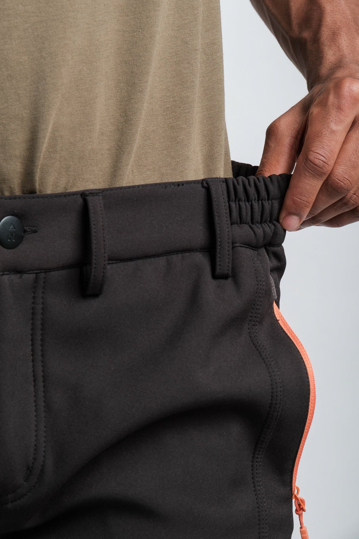 Men's Black Adventure Water Resistant Pants