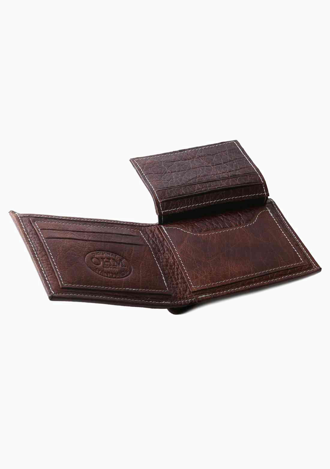 OHM Vintage Wallet in Brown Leather