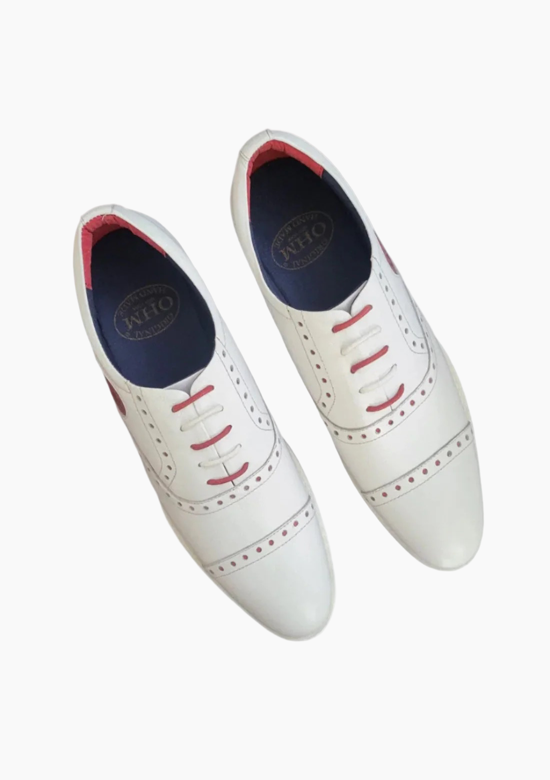 OHM Cap Toe Oxford Sporty Designer Leather Shoes