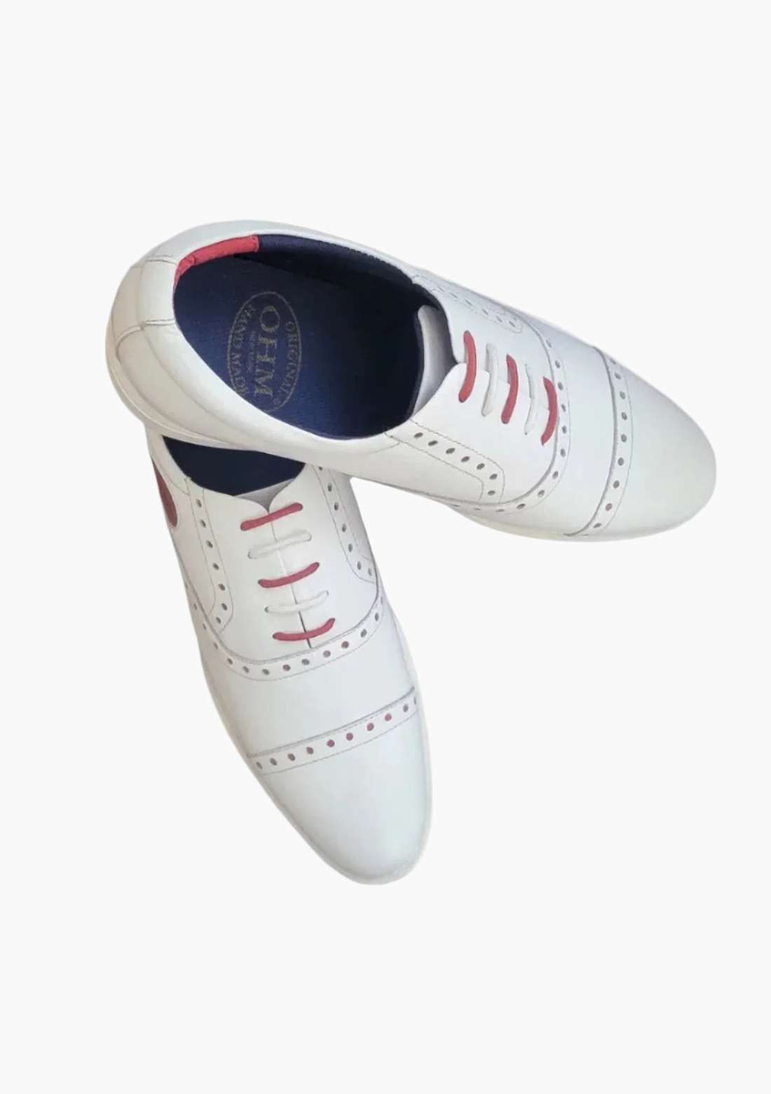 OHM Cap Toe Oxford Sporty Designer Leather Shoes