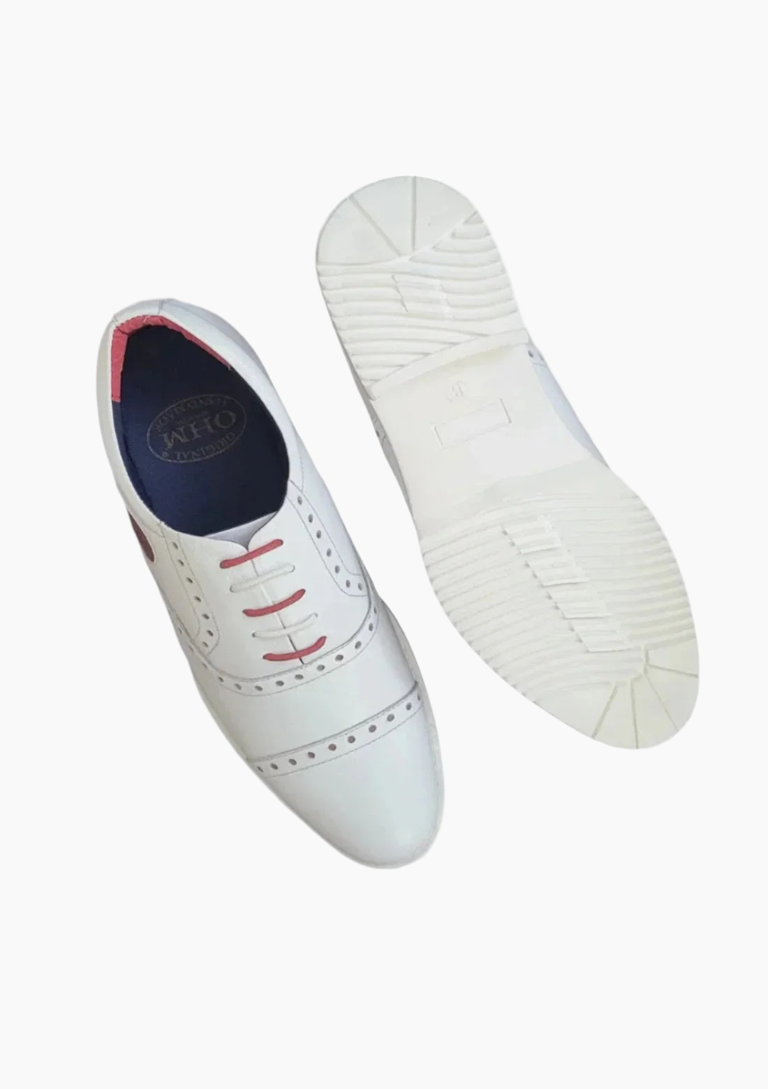 OHM Cap Toe Oxford Sporty Designer Leather Shoes