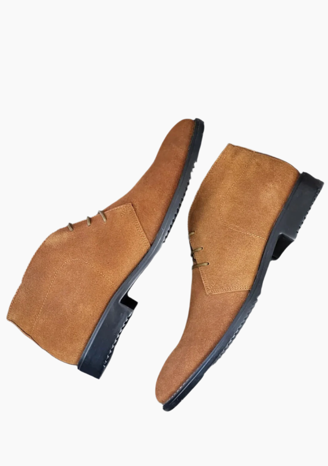 OHM Everyday Comfortable Leather Ankle Boots