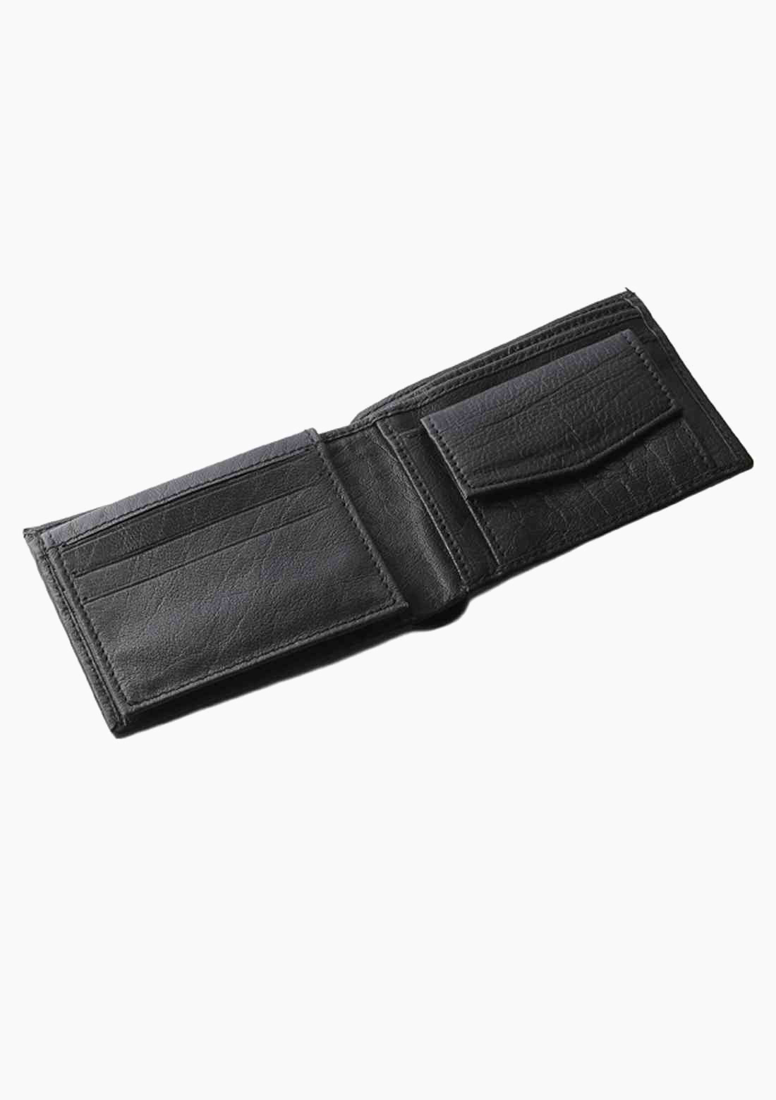 OHM Leather Coin Holder Wallet with ID Window